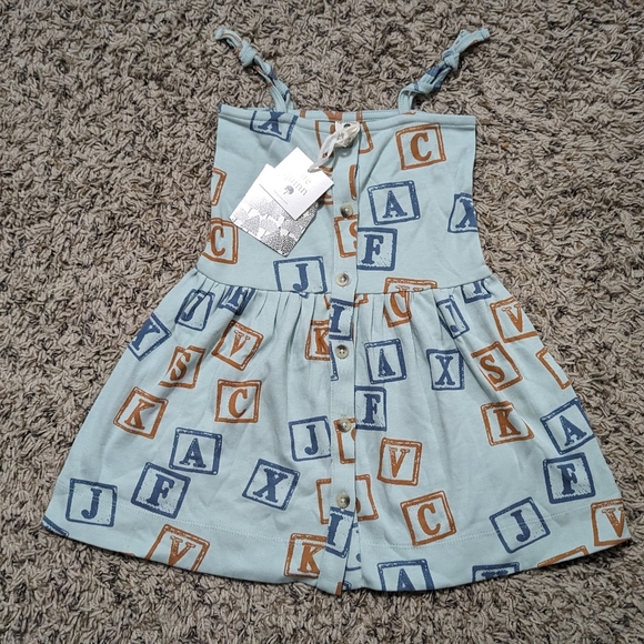 Kate Quinn Alphabet dress size 2T light blu - Picture 5 of 5
